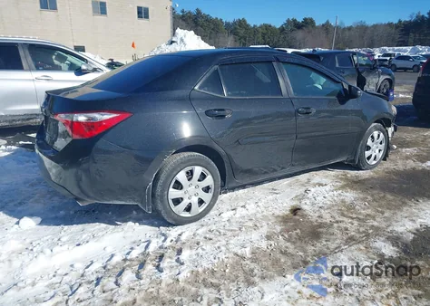 2016 Toyota Corolla Le из США, поврежденный, VIN 2T1BURHE9GC608066